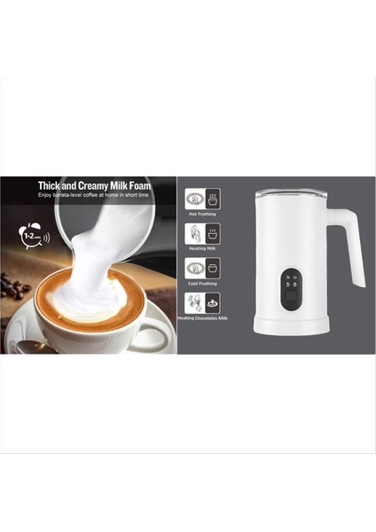 Süt Köpürtücü Akıllı Dokunmatik Kontrollü Süt Isıtıcı 4 Sıcaklık Ayarı 350ML Kapasite, Bulaşık Makinesinde Yıkanabilir Au Fişi (Yurt Dışından) fiyatları