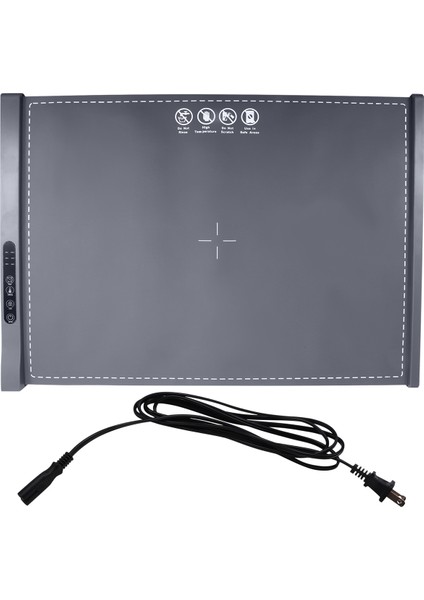 Isıtma Tepsisi Ev Silikon Isıtma Plakası Katlanabilir Yemek Masası Isı Yalıtım Plakası 3 Ayarlanabilir Sıcaklık (Abd), A (Yurt Dışından)