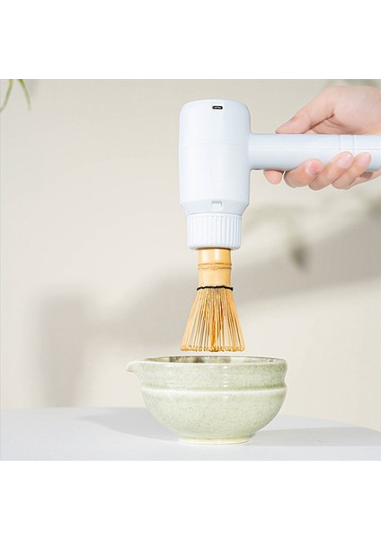 Elektrikli Bambu Çırpıcı Matcha Fırçası Ayarlanabilir Hızlı Çırpma Matcha Aleti Ev Yapımı Çay Yapma Aletleri Tip-C Şarjlı (Yurt Dışından) fırsatları