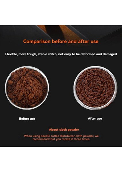 Wdt Alet Seti Espresso Kahve Karıştırıcı Dağıtıcı 58 mm Ayarlanabilir Derinlikli Espresso Karıştırıcı Aleti Döner Kahve Tozu Iğnesi (Yurt Dışından) modelleri