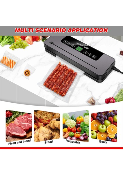 Vakumlu Paketleme Makinesi Tam Otomatik Vakumlu Paketleme Makinesi Ev Gıda Taze Tutma Plastik Paketleme Makinesi Mutfak Vakumlu Paketleme Makinesi Ab Fişi (Yurt Dışından) fiyatları