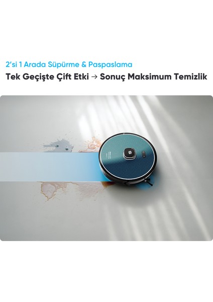 Katya V+ Akıllı Robot Süpürge 10000PA Premium Otomatik Toz Toplama Üniteli