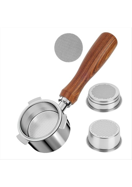 Delonghi Dedica EC680/EC685 Kahve Makinesi Için 51 mm Portafilter, Filtre Sepetli Dipsiz Portafilter (Yurt Dışından)