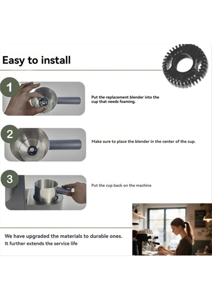 Keurig K-Cafe ve K-Cafe Özel Sürüm Tek Kişilik Kahve Latte ve Cappuccino Makinesi Için Yedek Çırpıcı (Yurt Dışından) fırsatları