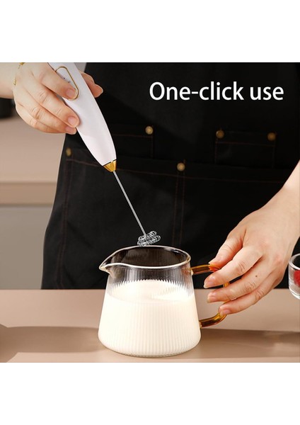 Elektrikli Süt Köpürtücüler, Paslanmaz Çelik, Mini Elde Taşınabilir. Kahve Latte, Kapuçino, Yumurta Çırpma ve Sıcak Çikolata Için Hızlı Şarj (Yurt Dışından) fırsatları