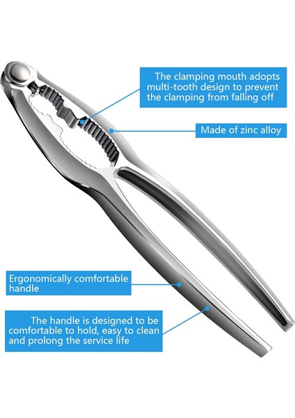 Çatal, 2 Istakoz Kırıcı, Fındık Kırıcı, Yengeç Kırıcı ve 2 Istakoz Yengeç Tokmağı Dahil 6 Parça Deniz Ürünleri Araçları Seti (Yurt Dışından) modelleri