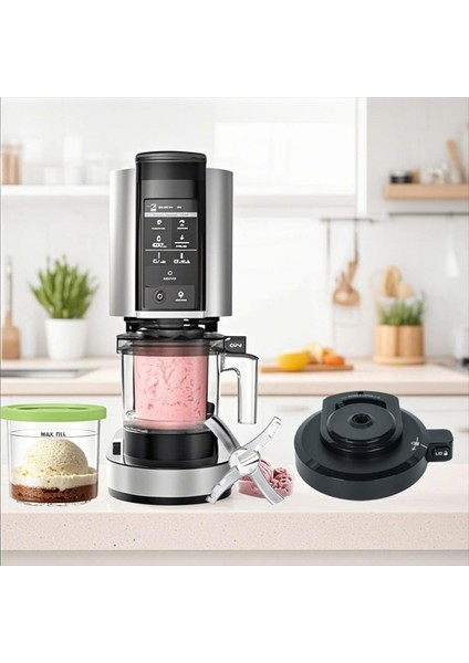 Ninja NC301 Creami Dondurma Makinesi ile Uyumlu Dış Kase Kapağı ve Blender Contası Yedek Kauçuk Conta Parçası (Yurt Dışından) modelleri