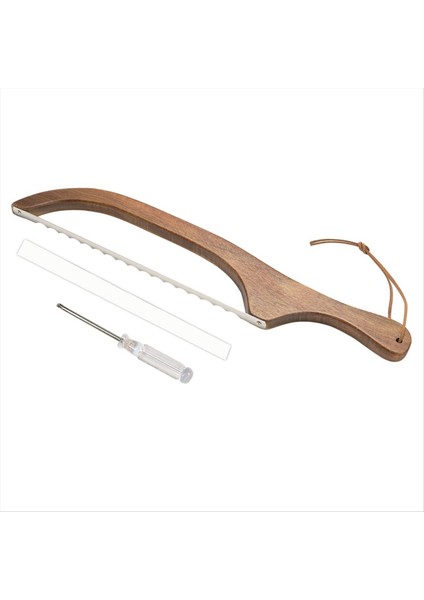 Ev Yapımı Ekmek Için Bükülmeye Karşı Dayanıklı Ahşap Ekmek Kesici Ekmek Testeresi Sandviç Dilimleyici Tost Testeresi (Yurt Dışından) fırsatları