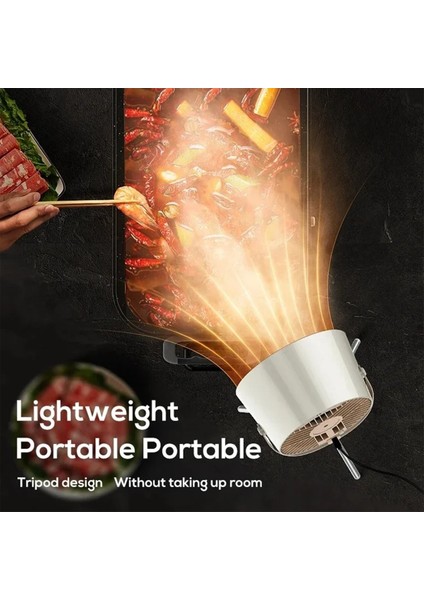 Taşınabilir Egzoz Fanı Küçük Mutfak Davlumbazı Barbekü USB Besleme Masaüstü Davlumbazlar Mini Emişli Ocak Davlumbazı (Yurt Dışından) modelleri