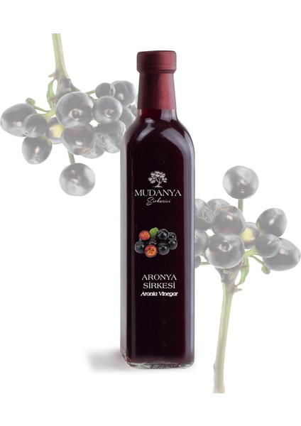 Doğal Fermantasyon Katkısız Aronya Sirkesi 500 ml