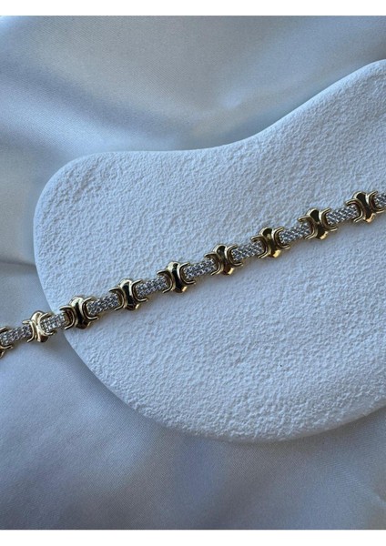 Xuping 14K Taşlı Marka Model Bileklik