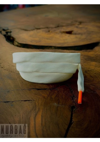 Turuncu Uçlu Beyaz 110 cm Polyester Bağ fiyatları