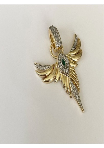 Zirkon Taşlı Ankakuşu Ajda Bileklik Charm fırsatları