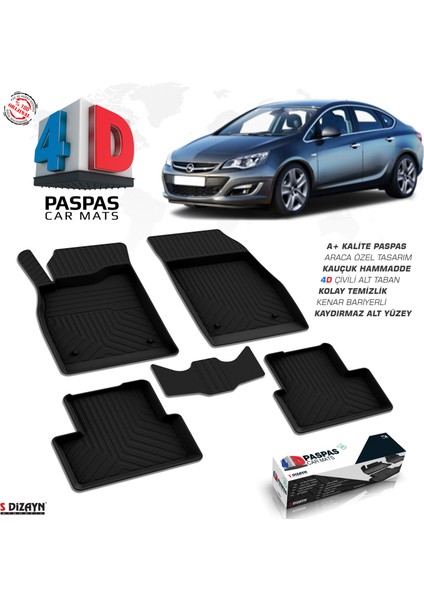 Opel Astra J SD 4D Havuzlu Paspas 2012-2020 A+Kalite