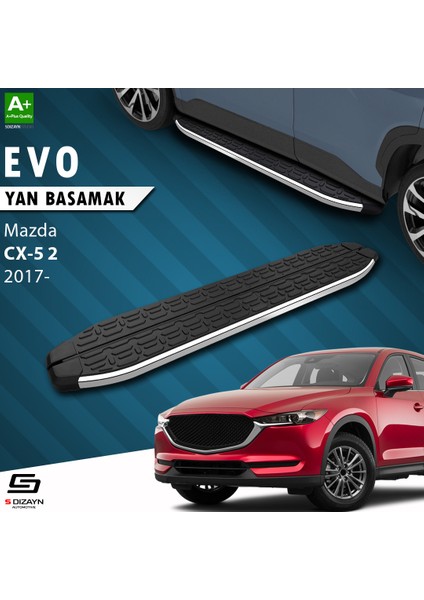 Mazda CX-5 2 Evo Krom Yan Basamak 183 Cm 2017 Üzeri A+ Kalite