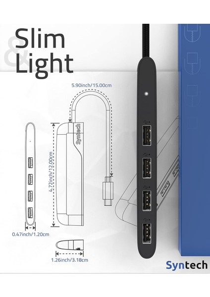 4 Port Usb-C To USB Hub | Type-C – USB 3.0 Çoklayıcı | Laptop, Macbook, iPad ve Pc Uyumlu fiyatları
