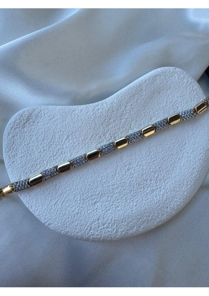 Vıp Taşlı Plaka Bileklik modelleri