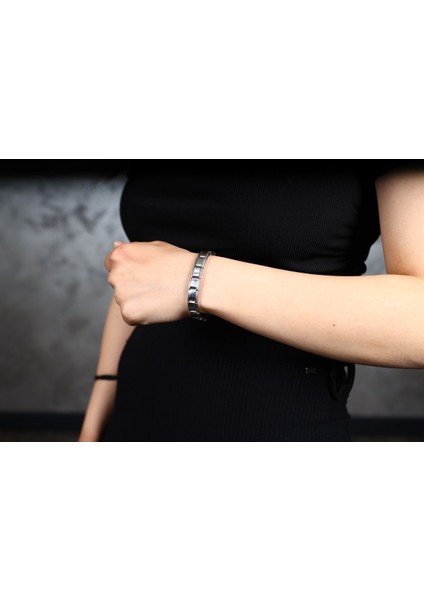 Italyan Charm Çelik Bileklik A Kalite Nomi modelleri