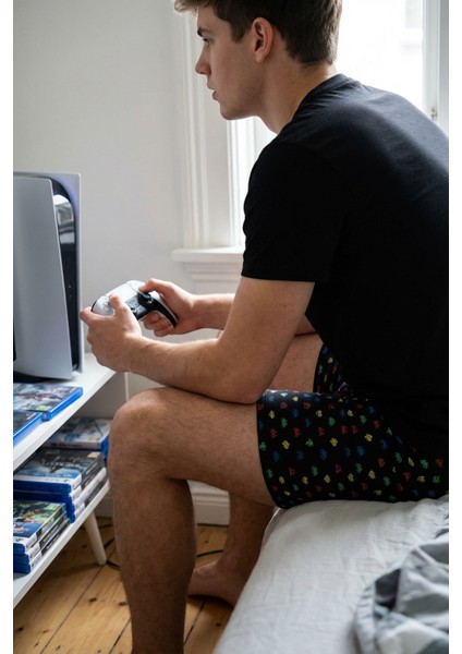 Desenli Uzun Paçalı Likralı Erkek Boxer 1014 indirimleri