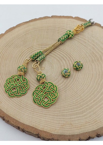 Bakır El Işi Kazaz Püskül Ikili & 2 Habbeli Takım (58312) fiyatları