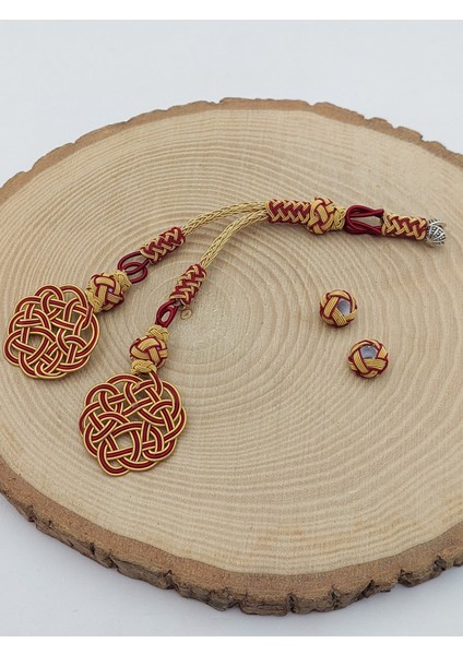 Bakır El Işi Kazaz Püskül Ikili & 2 Habbeli Takım (58314) fiyatları