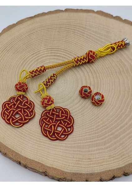 Bakır El Işi Kazaz Püskül Ikili & 2 Habbeli Takım (58326) fiyatları