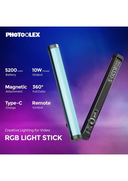 B320S Rgb Manyetik LED Tube Light - B320S fiyatları