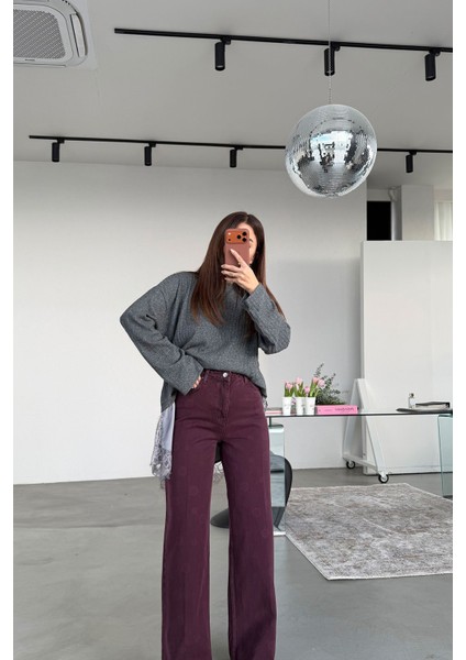 Üzeri Işlemeli Wideleg Jean modelleri