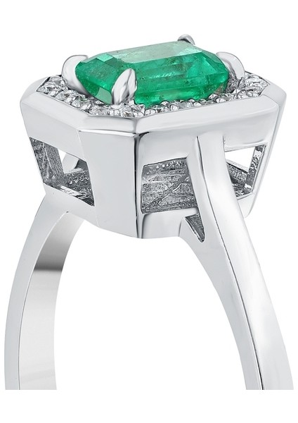 0.10 Karat Zümrüt Taşlı Pırlanta Yüzük indirimleri