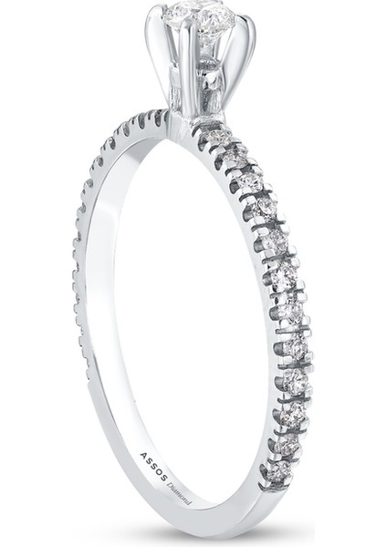 0.39 Karat Pırlanta Tektaş Yüzük