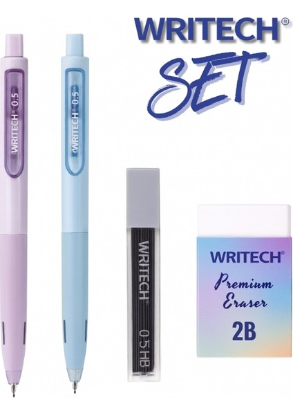 0.5 mm 2'li Kalem - Silgi ve Uc Seti fiyatları