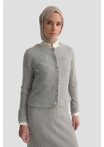 Dokulu Triko Takım 25KD1801 Gri