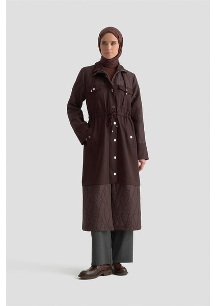 Kapitone Mixli Örme Giyçık 25KD1602 Acı Kahve fiyatları