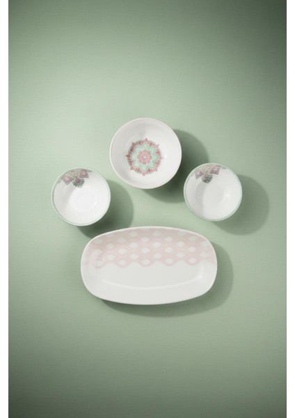 Moderna - 14 Parça Kahvaltı Takımı Pink modelleri