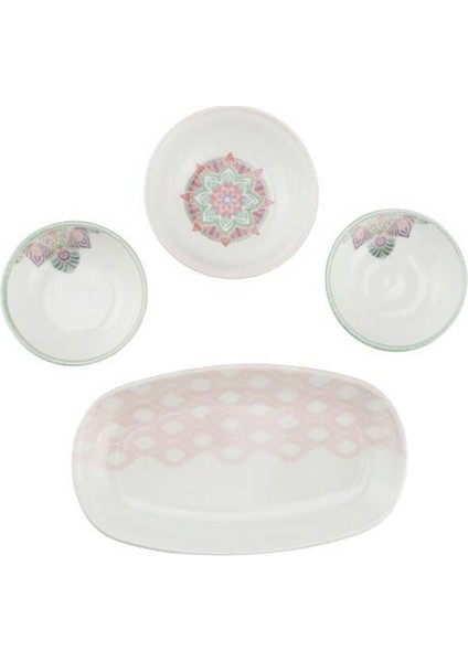 Moderna - 14 Parça Kahvaltı Takımı Pink fırsatları