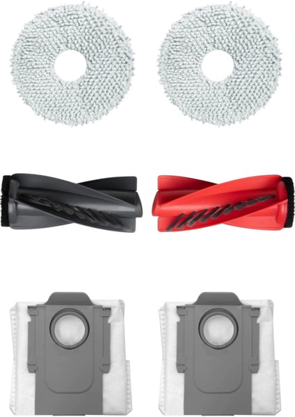 Roborock Qrevo C Robot Süpürge Uyumlu 6'lı Yedek Parça Seti