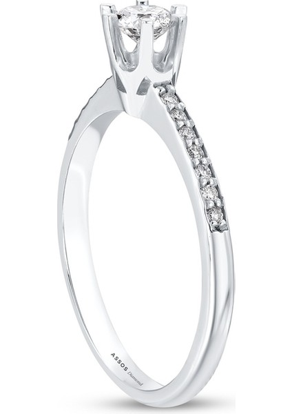 0.24 Karat Pırlanta Tektaş Yüzük