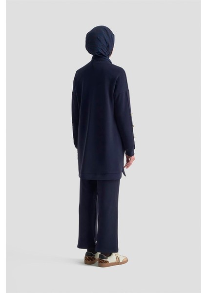 Aksesuar Detaylı Örme Takım 25KD1806 Lacivert indirimleri