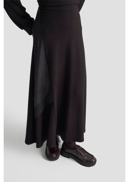 Taşlı Örme Takım 25KD2103 Siyah indirimleri