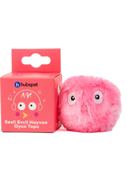 Sesli Hareketli Evcil Hayvan Topu Kedi Oyuncağı Pembe H110 fiyatları