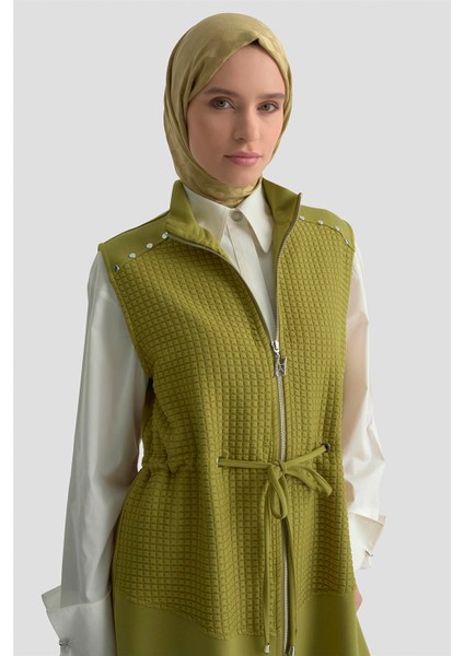 Kapitone Mixli Örme Takım 25KD1603 Haki modelleri