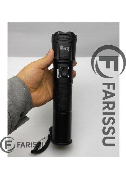 150W Ultra Güçlü Lazer LED El Feneri – 15000 Lümen, 12000MAH Powerbank Özellikli Dijital Göstergeli modelleri