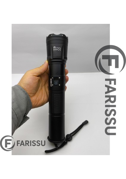 150W Ultra Güçlü Lazer LED El Feneri – 15000 Lümen, 12000MAH Powerbank Özellikli Dijital Göstergeli fırsatları