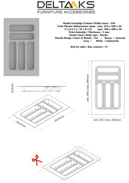 Kaşıklık 30x49 cm fırsatları