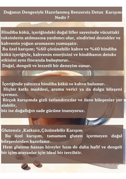 Hindiba Kahvesi 100GR - Detox Form Diyet Kahve fırsatları