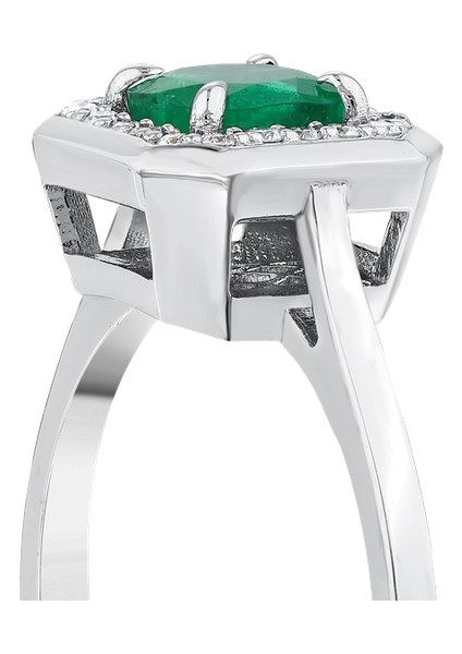 0.18 Karat Zümrüt Taşlı Pırlanta Yüzük indirimleri