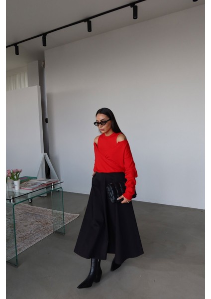 Beli Lastikli Uzun Çan Etek