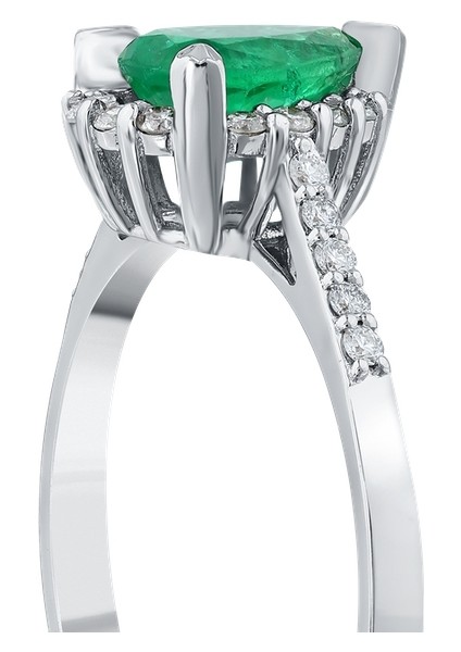 0.15 Karat Zümrüt Taşlı Pırlanta Yüzük indirimleri