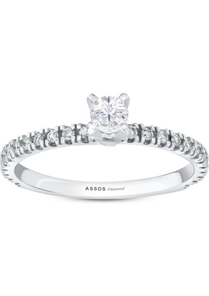 0.42 Karat Pırlanta Tektaş Yüzük modelleri