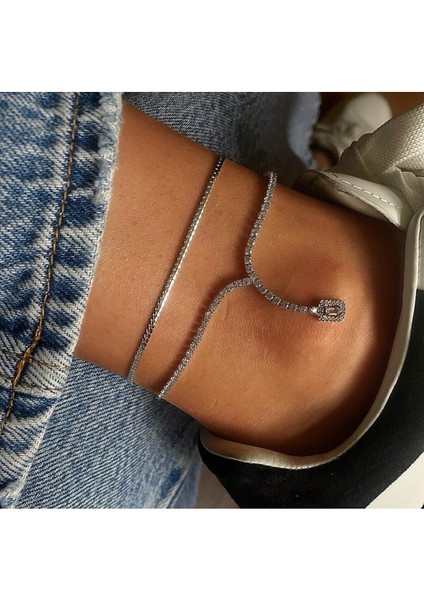 Tasarım Baget Sıra Taşlı Halhal